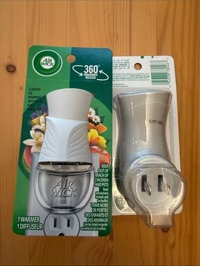 Set of 2 Air Wick White 360° Fragrance Oil Warmer Plug-In